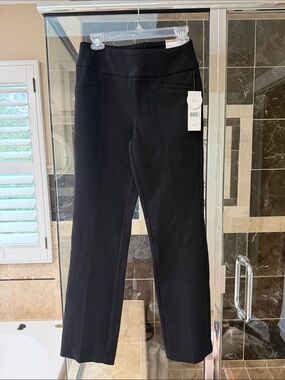 cooper & ella Black Pull-On Ponte Trousers